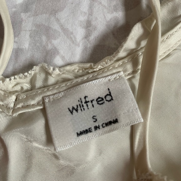 Wilfred Avorio White Ruffle Camisole Tank Top - Picture 3 of 4